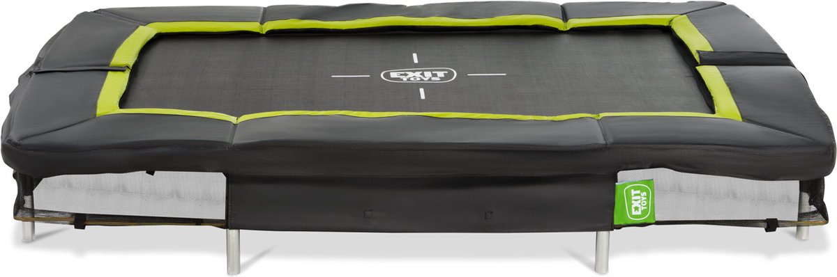 EXIT Silhouette inground sports trampoline - zwart 153x214 cm