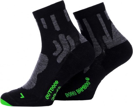 Chaussettes d'extérieur en bambou avec coutures plates aux orteils