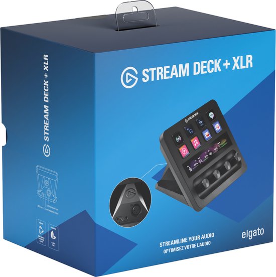 Elgato Stream Deck + XLR Aansluiting - Audiomixer - Touch LCD - PC