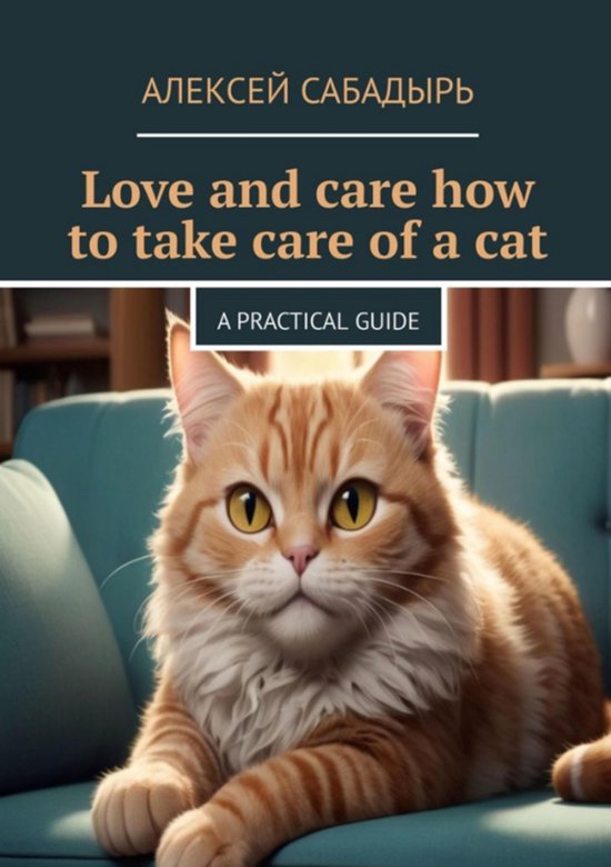 Love and care how to take care of a cat - cover