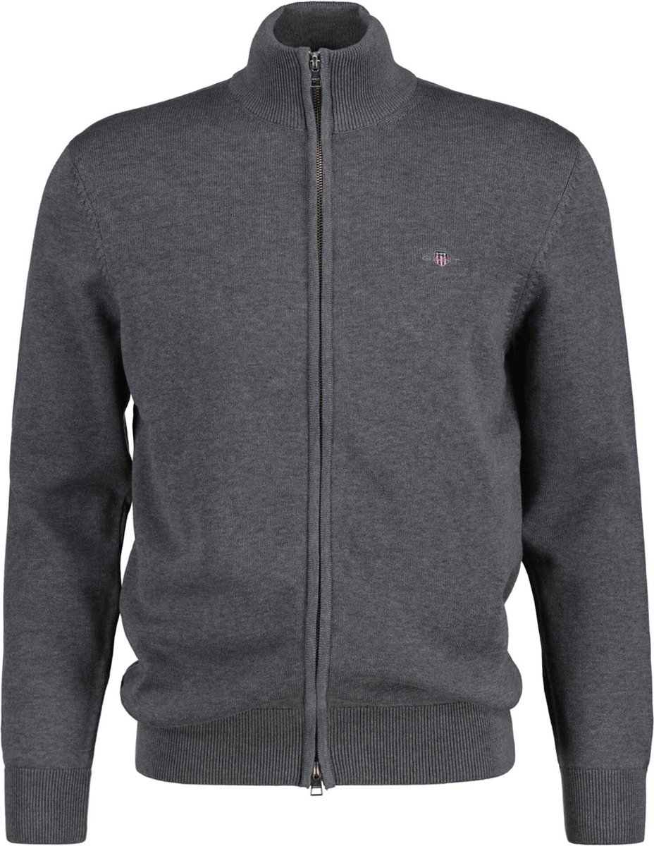 GANT Vest CASUAL COTTON ZIP CARDIGAN 5XL