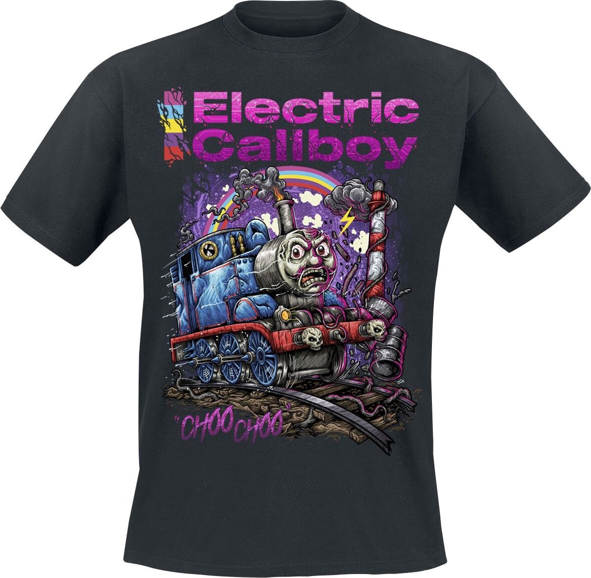 Electric Callboy Choo Choo Unisex T-shirt - zwart - XXL
