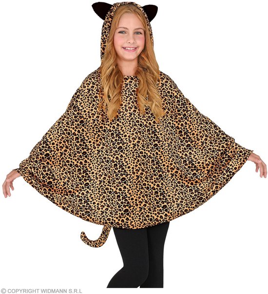 Lazy Luipaard Poncho Kind