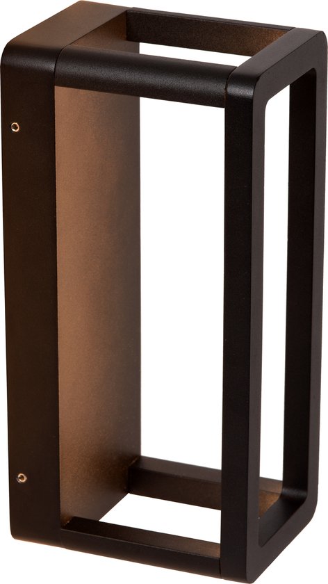 Lucide NARVIK - Wandlamp Binnen/Buiten - LED - 1 × 9,2W 3000K - IP65 - Zwart