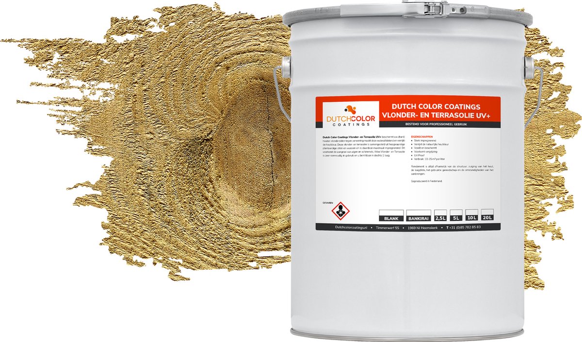 DCC Vlonder en Terrasolie UV+ - 20L - Blank | Naturel
