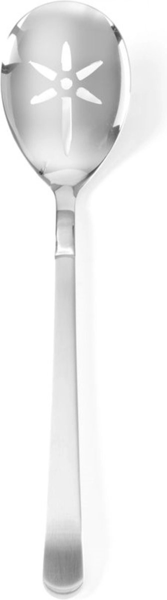 HENDI Serveerlepel met sleuven – Roestvast staal – 321x71 mm