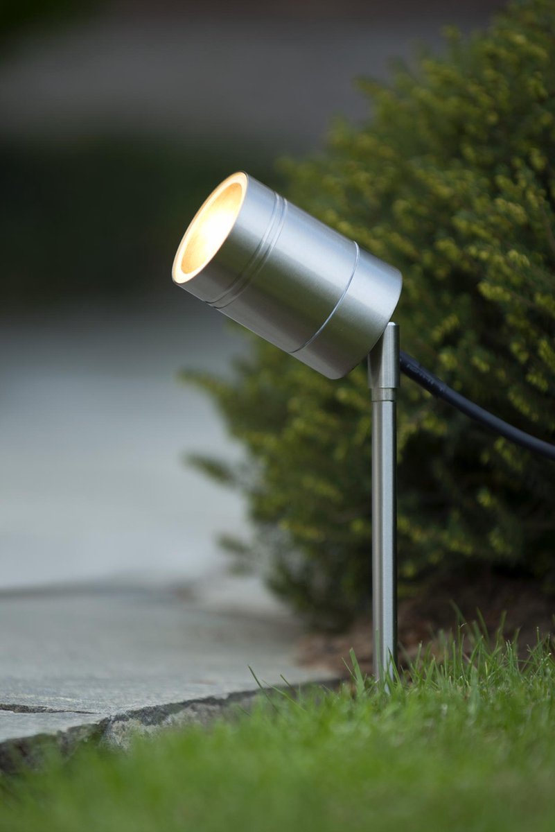 Lucide Arne-LED - Tuinspot - Ø 6,3 cm - LED - GU10 - 1x5W 2700K - IP44