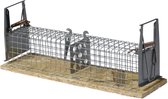 Luna Muizenval Hout Recht 2-Kleps - Ongediertebestrijding - 24 cm