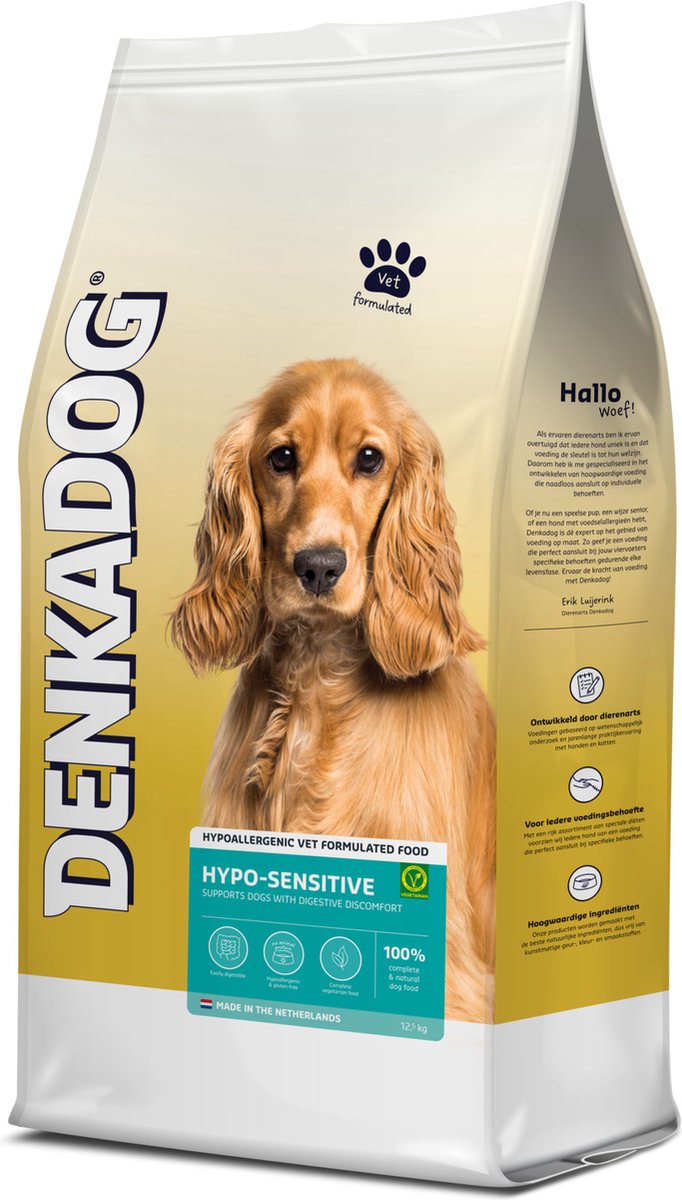 Denkadog Hypo-Sensitive hondenvoer 12,5 kg