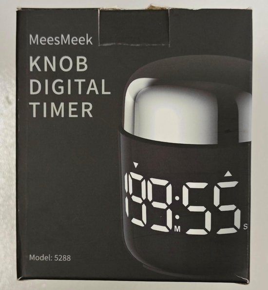 Digitale Keukentimers, Visuele Timers Grote LED Display Magnetische Aftellende Timer Voor Klaslokaal Koken Fitness Bakken Studeren Onderwijs Gemakkelijk Kinderen En Senioren Wit 660943551