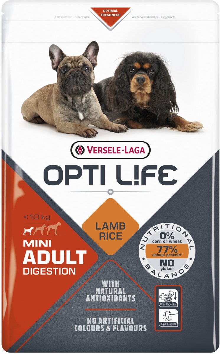 Opti Life Adult Digestion Mini 2,5 kg