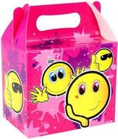 Smiley party box p/stuk
