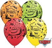 Disney Cars - Ballonne - Lightning McQueen en Takel - ø 28 cm - Bulk verpakking 25 stuks.
