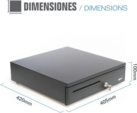 iggual - IRON Coin Box, 10 W, Registration Box for Manual or Automatic
