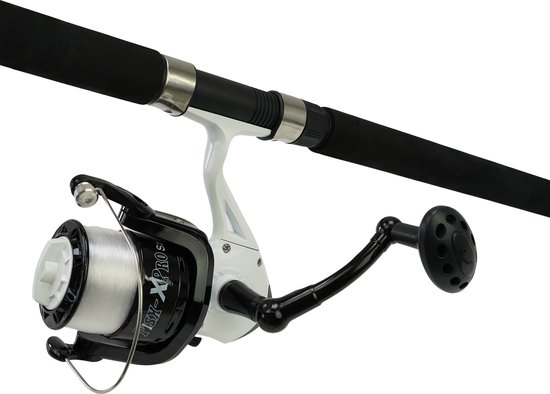 Kit De Pêche Plage FISH-XPRO – Canne 390cm, Moulinet Mer, Nylon 0,40mm – Lancez Jusqu’à 200g, Polyvalent Et Robuste Pour Vos Aventures En Bord De Mer !