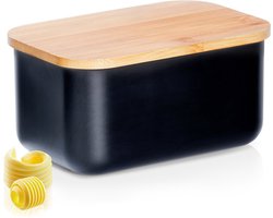 Botervloot Edelstaal Zwart - Botervlootje - Boterschaal