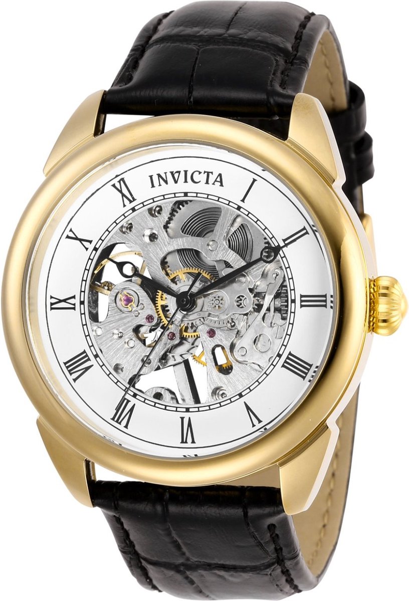 Invicta Specialty 28812 Heren Horloge - Waterdicht - Analoog - Mechanisch Uurwerk - Roestvrij Staal met zilveren Wijzerplaat - 42mm