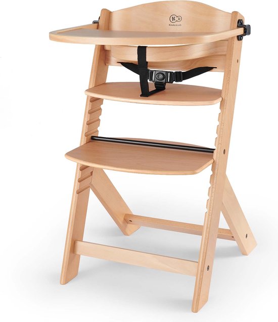 Kinderkraft ENOCK Houten Kinderstoel 3-in-1