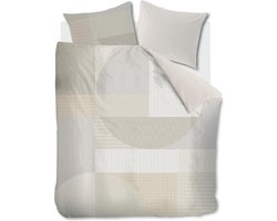 Beddinghouse Dutch Design Structure dekbedovertrek - Tweepersoons - 200x200/220 - Zand