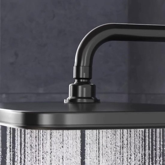 EcoRain© 30% Waterbesparende Regendouche Doucheset Tyler 30 CM Rond - Handdouche 12 CM - Hoge Druk - Universeel - Anti-Kalk Douchekop - 5 jaar garantie - Chroom