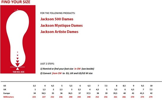 Jackson Mystique Patinage Artistique Sr. 5,5 / 36,5 Wit