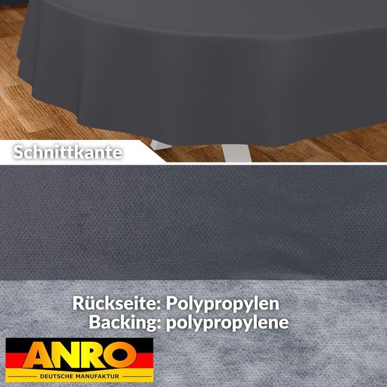 ANRO Wasdoek tafelkleed, afwasbaar, tuintafelkleed, waterafstotend