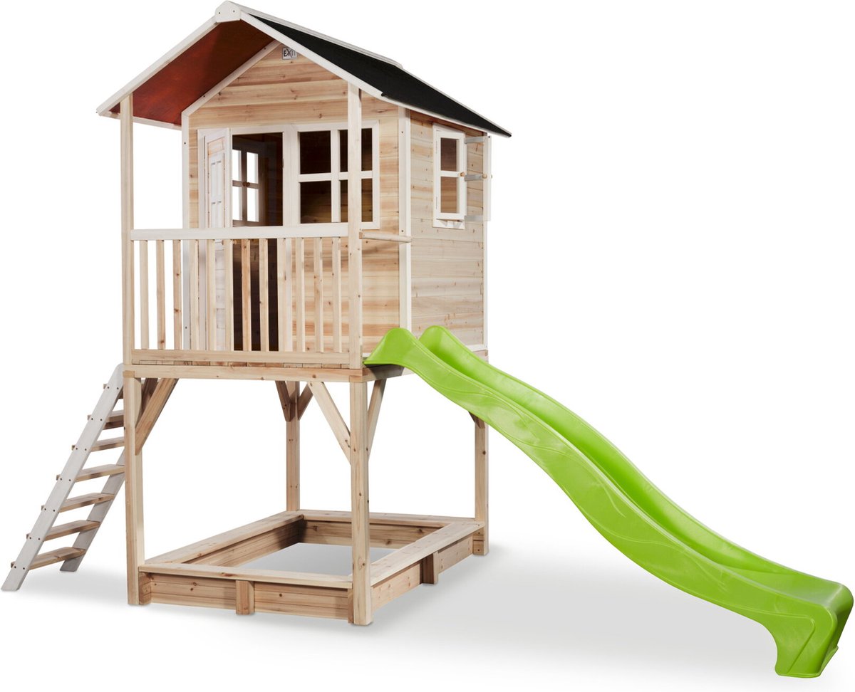 EXIT Loft 700 houten speelhuis - naturel