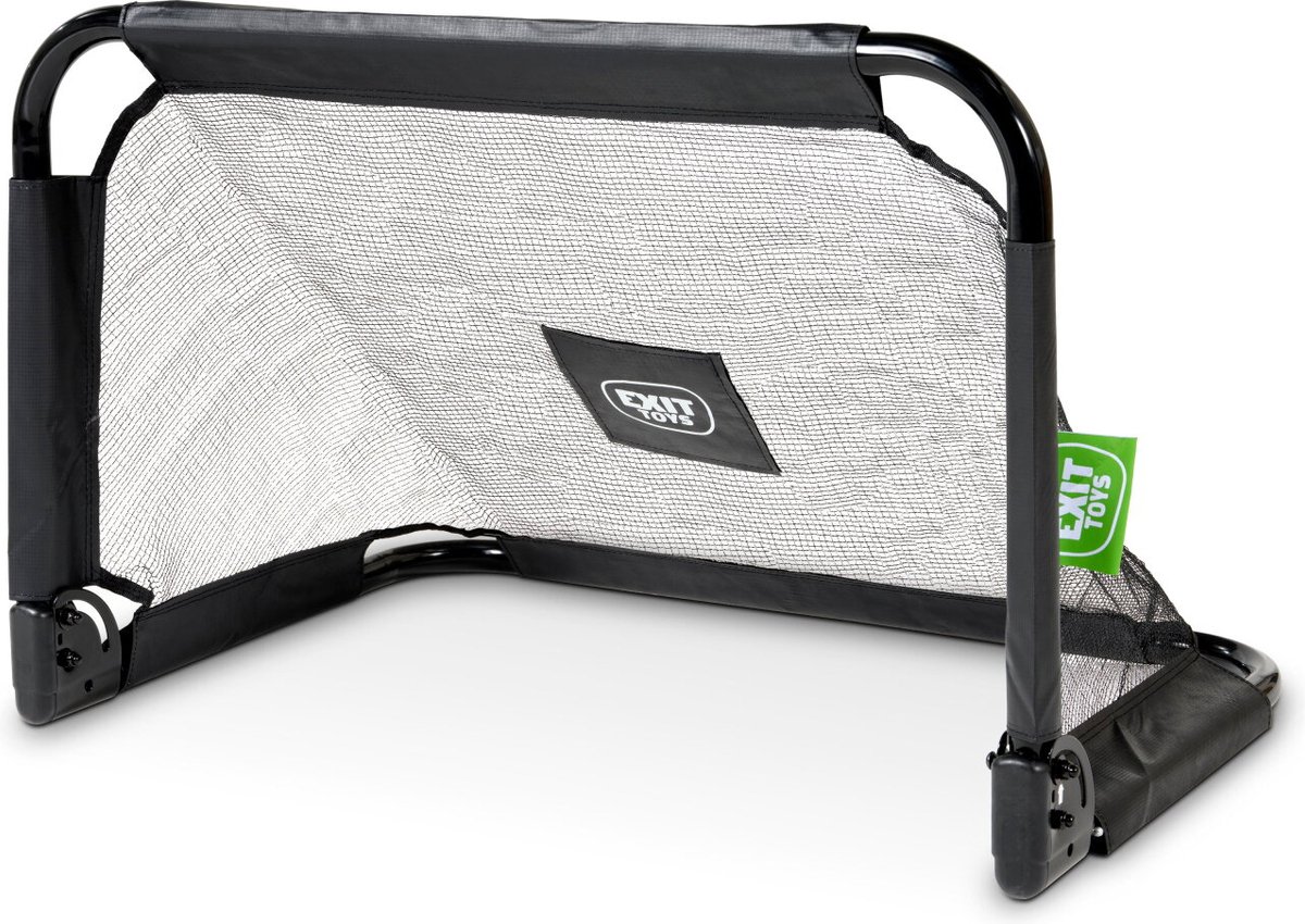 EXIT Pico Stalen Voetbaldoel 90x60cm - Set van 2 - Voetbal Goal - Voor Kinderen - Tuin - Zwart — afbeelding 6