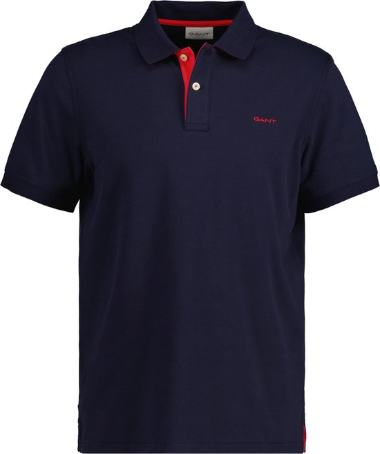 Gant Contrast Piqué Poloshirt Navy