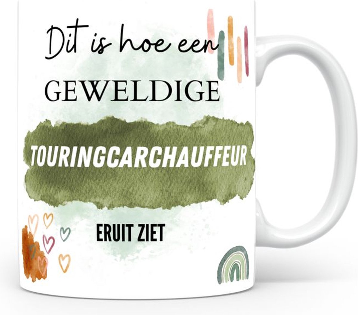 Mok bedrukken met beroep Touringcarchauffeur