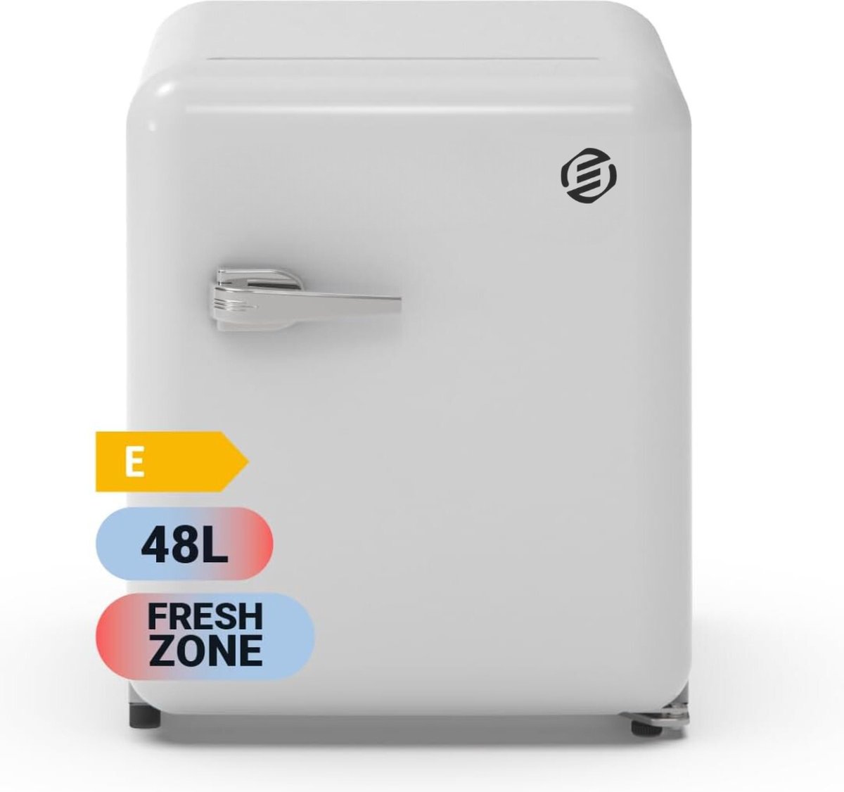 Equivera Mini Fridge - Fridge - Mini Fridge for Drinks - Mini Fridge Eten En Drinken - Mini Koelkast - Mini Koelkasten - Minikoelkast - Koelkastje -