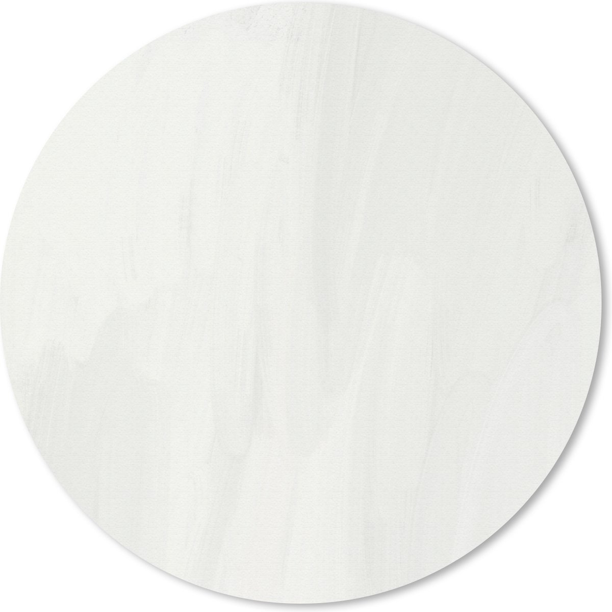 Muismat rond 50x50 cm - Mousepad Taupe - Abstract - Wit - Ronde muismatten