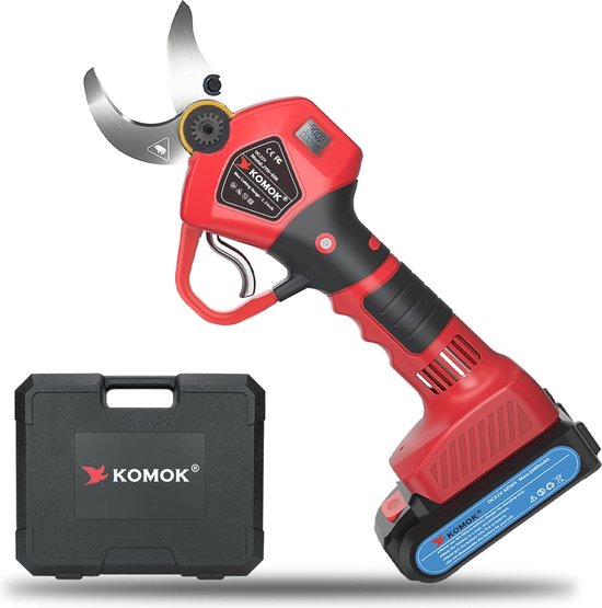 Elektrische kartonnen snijder & rolsnijder (4V accu) met LED-display, 2