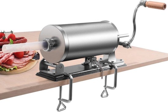 RVS Horizontale vulbus stopbus worstvuller 3 liter Horeca Slagerij - Horecacentrum Brabant
