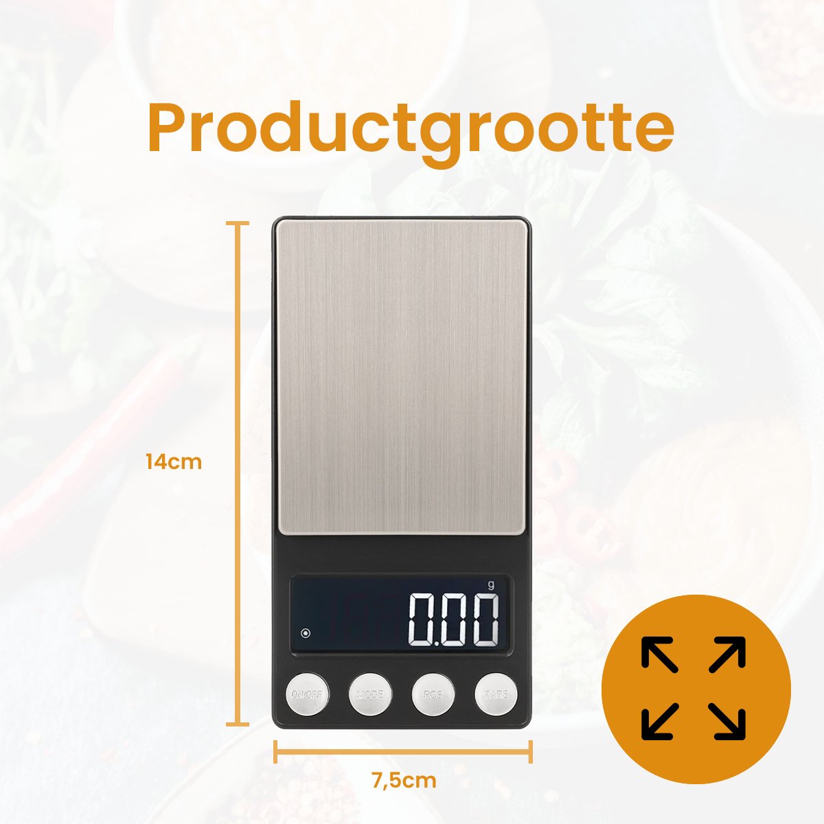 Precisie Weegschaal - Premes - 0.01 tot 500 Gram - Weegschaal Keuken - Precisie Weegschaal Keuken 001g - Weegschaalkeuken - Weegschaal 0 01 gram - Precisie Keukenweegschaal - Koffie Weegschaal - Mini Weegschaal - Weegschaal Keuken Precisie — cadeau in Kookcadeaus - foto 3