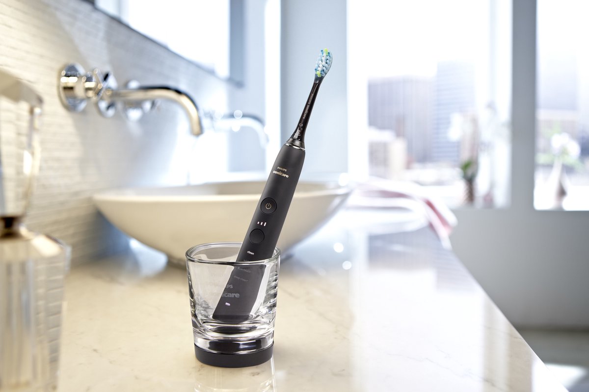 Philips Sonicare DiamondClean 9000 - Elektrische tandenborstel - Zwart - Duo - HX9914/54 — afbeelding 3
