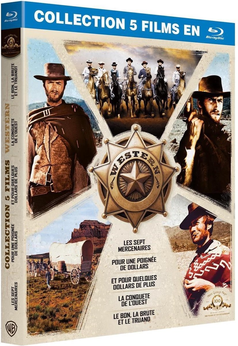 MGM100 - 5 Western Films (Blu-ray) (Geen NL Ondertiteling)