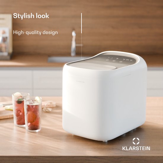 Klarstein Sparkice Ijsblokjesmachine - 2 Modi - Automatische reiniging 15 kg per 24 uur - Wit van Klarstein — afbeelding 4