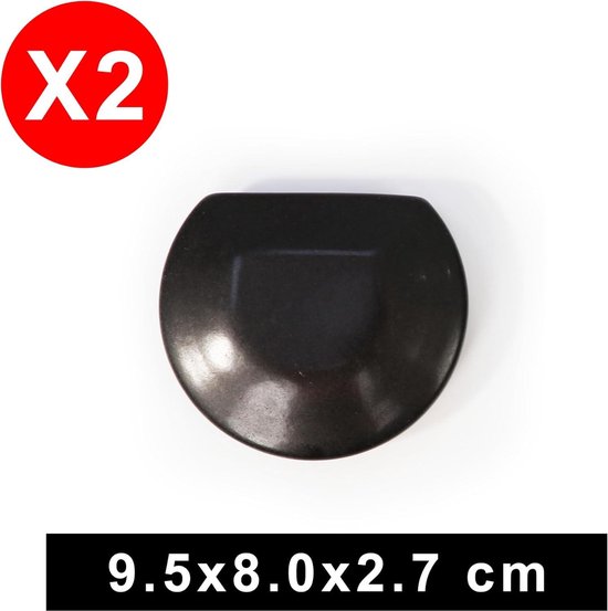 Ensemble de pierres chaudes en pierre de balsal 3/4 rondes, outil de massage, paquet de 2 pierres 100% naturelles - pierres de massage