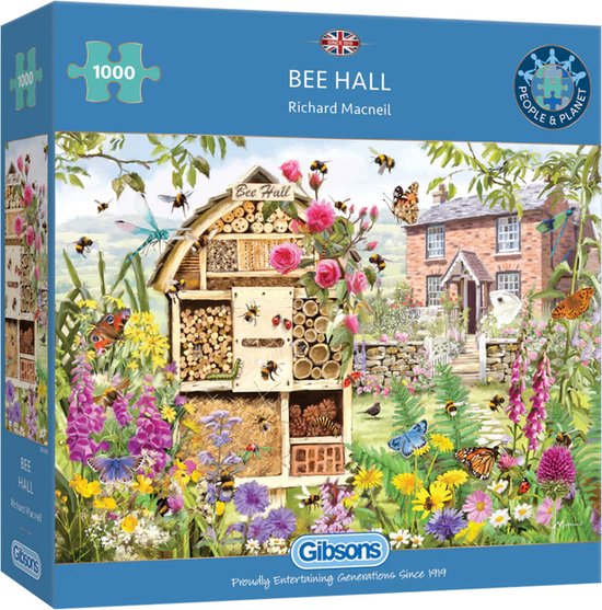 Foto: Gibsons puzzel gibsons bee hall 1000 stukjes