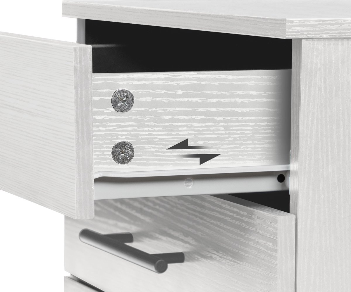Ladeblok Ladeblok Bureau met Wielen - afbeelding 2