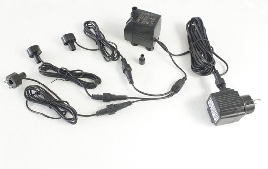 Fonteinpomp met 3 LED-verlichting - Dompelpomp voor Vijver en Fontein