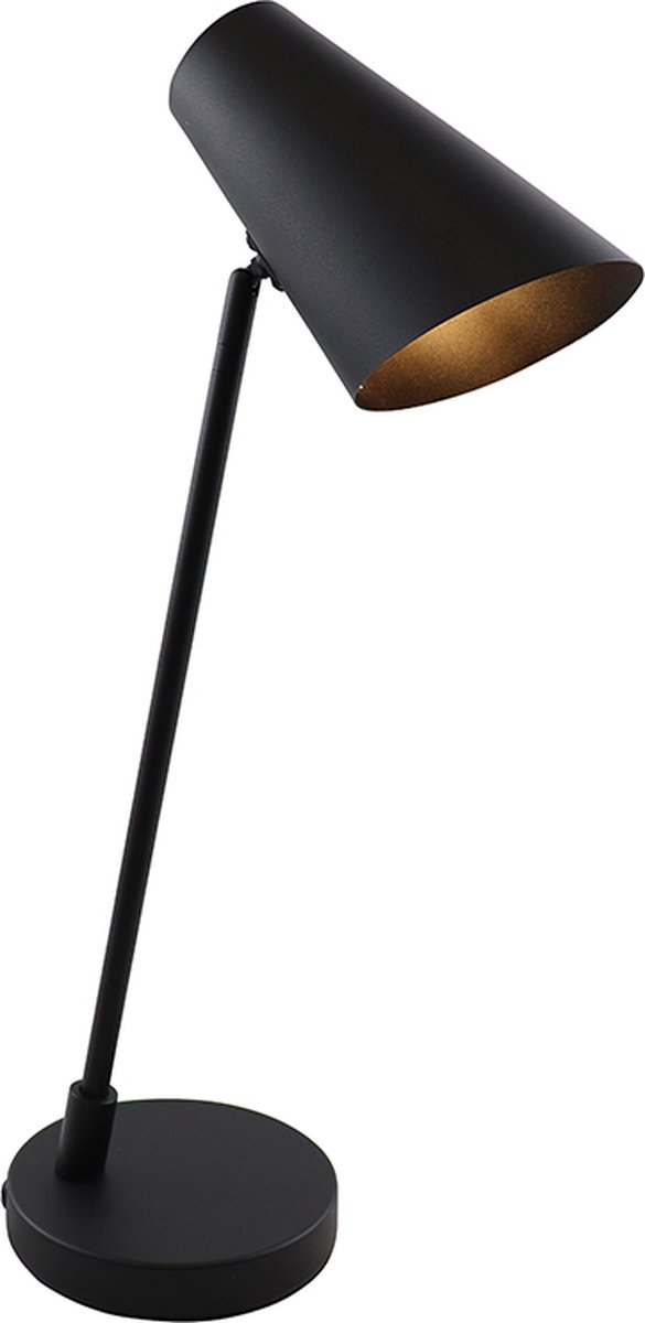 Olucia - TARO - Tafellamp - Zwart - Vorm: Kegel