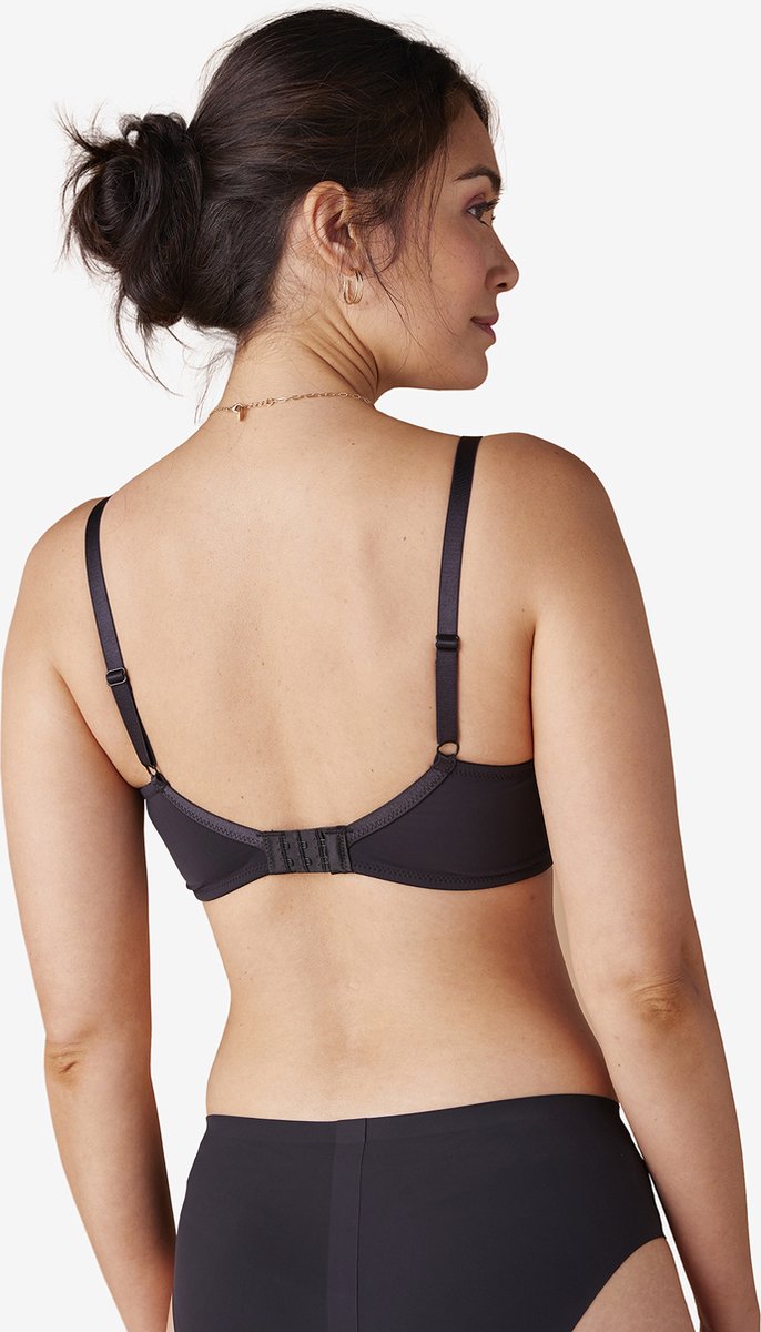 Envie de Fraise Set - 2 beha - zwangerschaps - borstvoedings - microvezel - kant Zwart