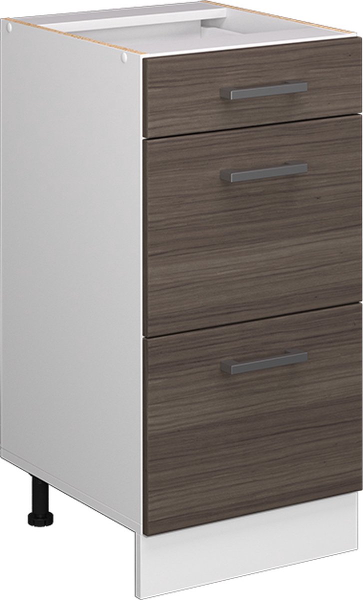 Vicco R-Line Universele onderkast – 40 cm met laden, zonder werkblad Grijs