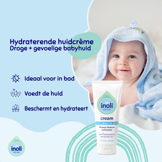 Inoli Skincare - Crème voor Droge en Gevoelige Huid - Babybenodigdheden - 75ml van Inoli — afbeelding 3