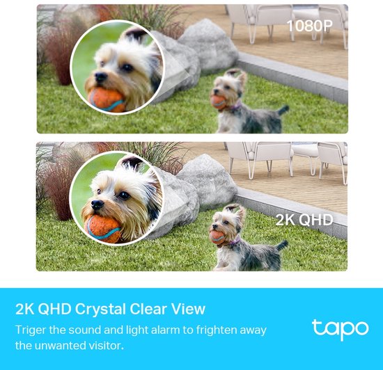 TP-Link Tapo C420S1 - Beveiligingscamera voor binnen & buiten - 2K Ultra HD - IP-camera - 1-Pack van TP-Link — afbeelding 2