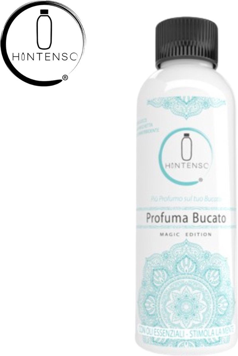 Wasparfum Hintenso Turquoise Magic Edition 70 Wasbeurten - 500 ml – Inclusief 1 gratis tester - Frisse was – Heerlijke geur – Textielverfrisser – Wasverzachter – Bloemengeur – Magische geur - Wasparfum - Wasmachine - Kleding wassen