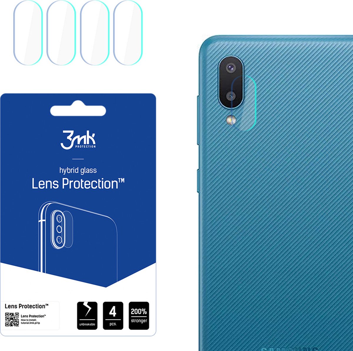 Samsung Galaxy M02 - 3mk Lens Protection