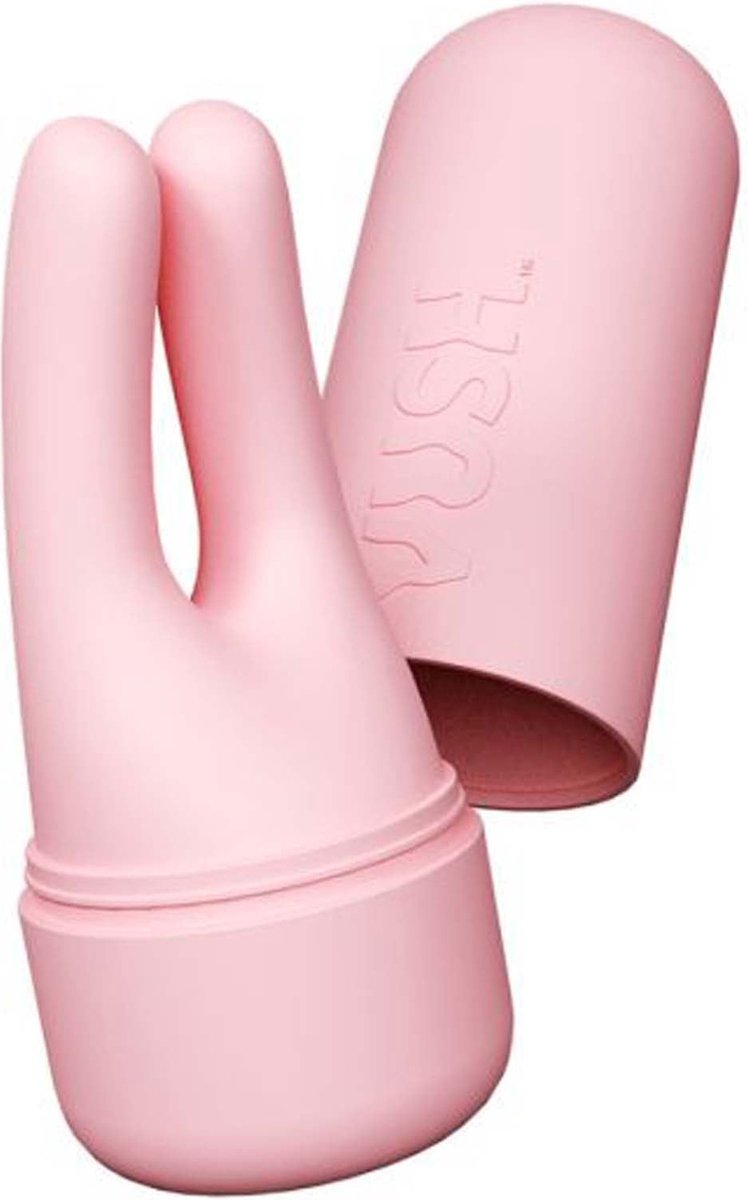 Vush - Pop - Swish Dual Tip Vibrator - Met Opbergkoker - Lichtroze